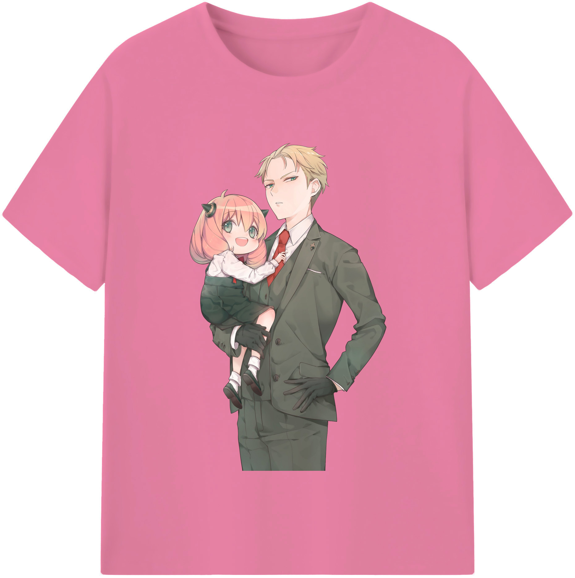 （画像用） SPY×FAMILY间谍家家酒 綿100％半袖Tシャツ（フロントプリント）
